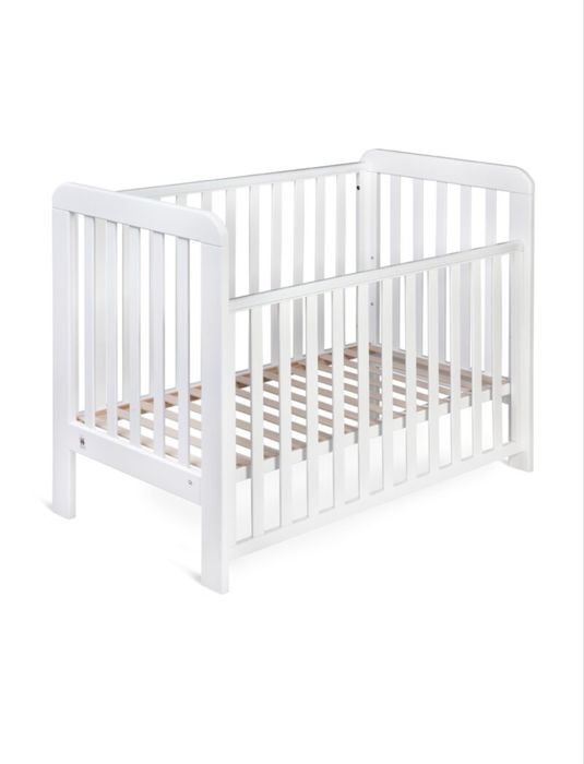 Pătuț copil YappyKids YappyLull – lemn de fag, alb