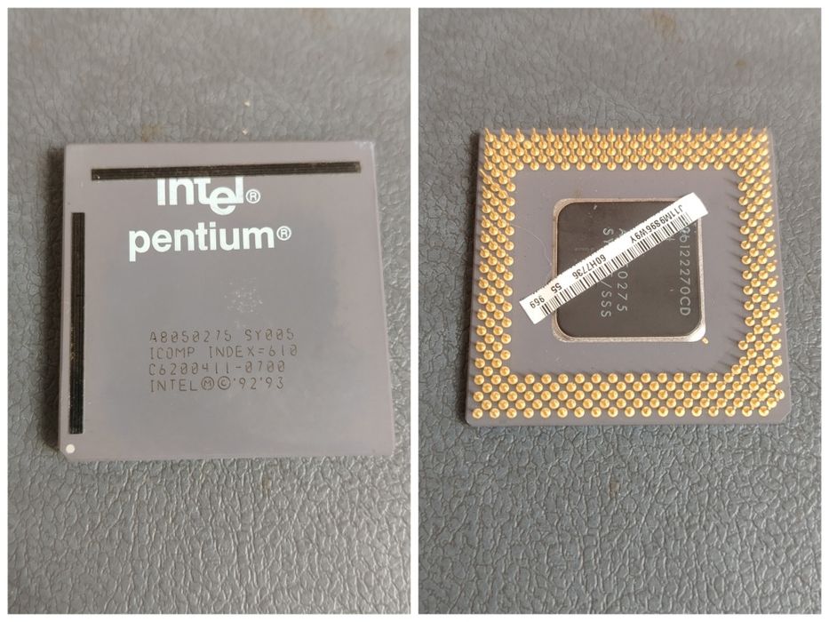 1-Intel Pentium. 2-Intel Pentium III