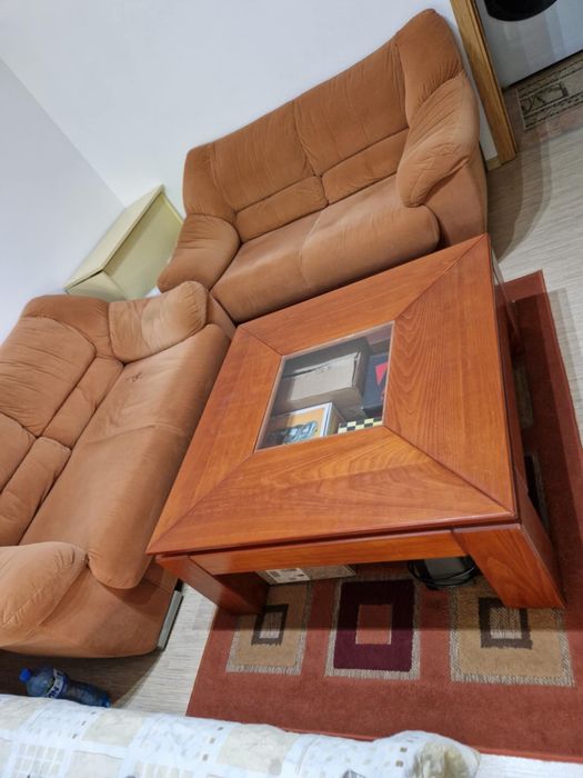 Комплект мека мебел + холна маса