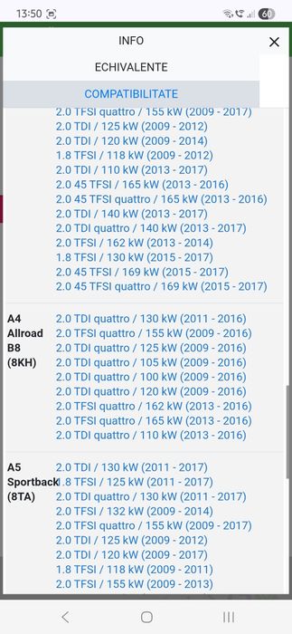 Intercooler Audi A4 B8  2.0