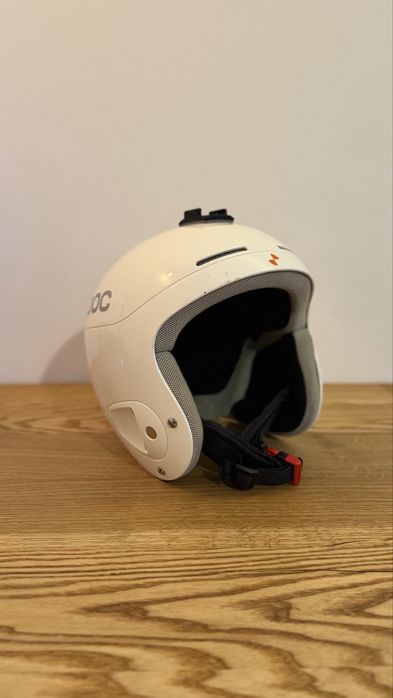 Casca POC Skull X SPIN, alb hidrogen