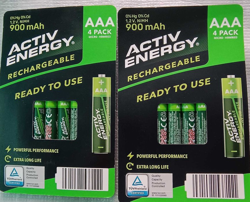 Activ - Energy NiMH,1,2 V,900 mAh,AAA,noi