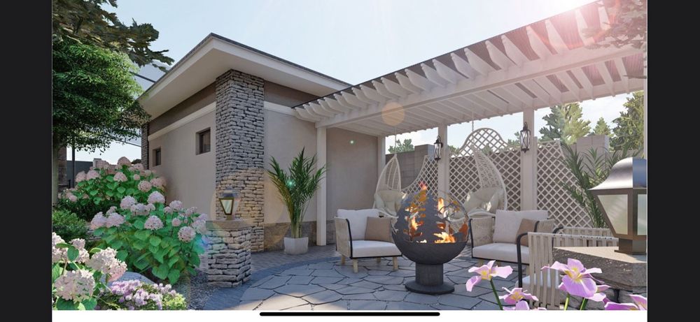 Терраса, пергола, беседка, забор