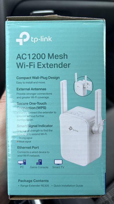 Amplificator wi-fi TP-Link nou cu bon si garantie