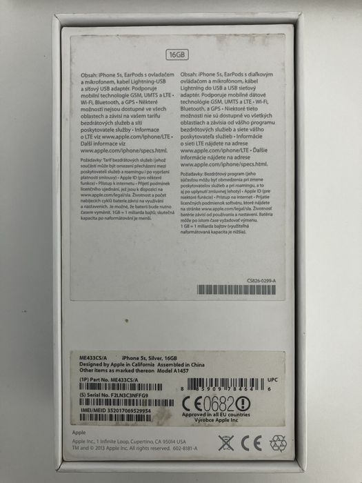 Iphone 5s Silver 16GB
