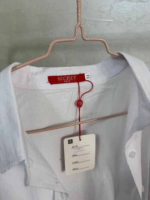 Рубашка блузка белая