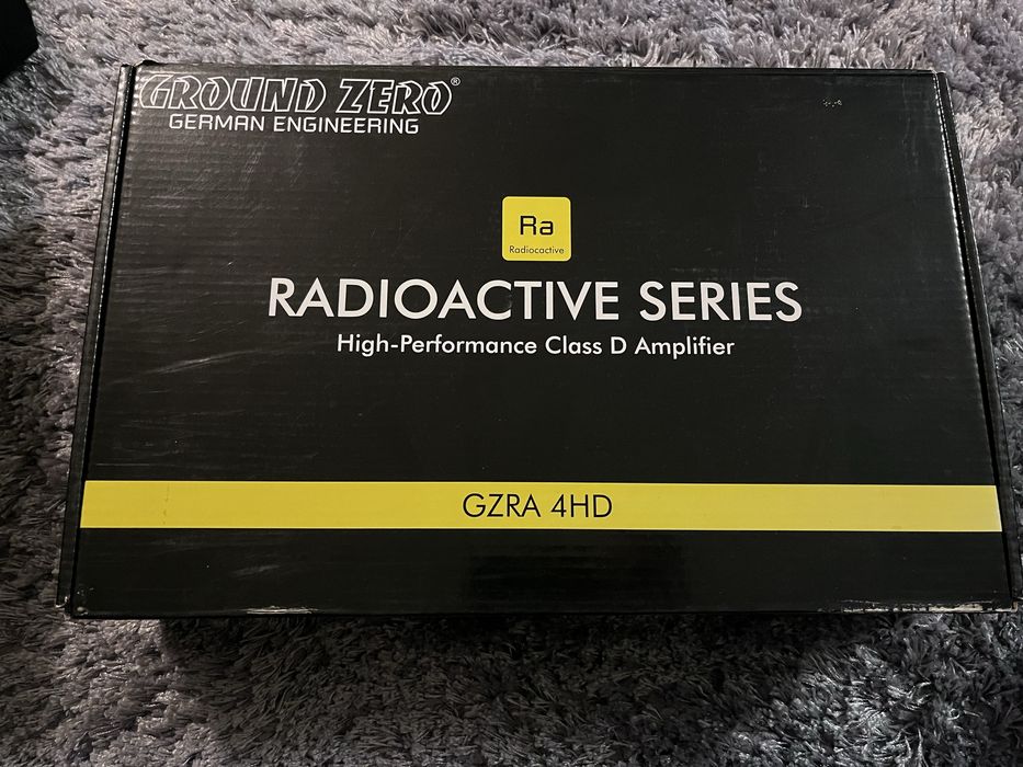 Amplificator auto 4 canale Ground Zero Radioactive, GZRA 4HD