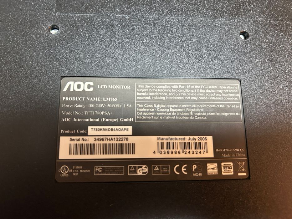 Матричен принтер Oki microline 3320 и 2 Монитора