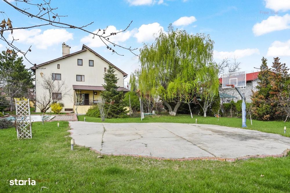 Str. Unirii / Corbeanca / Vila 7 camere cu piscină și garaj