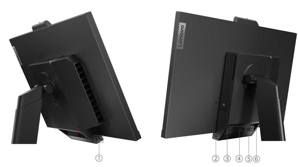 Sistem desktop compact Lenovo All-in-One TIO27, ThinkCentre M720Q cu monitor de 27 inch, ca și nou
