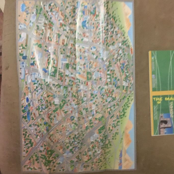 Мини - карта города Ташкента.