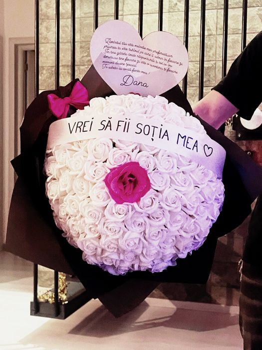 Buchete trandafiri din săpun..