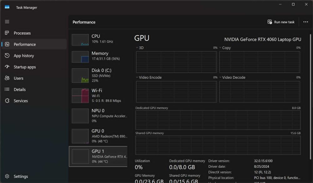 Лаптоп Asus Zephyrus G16 2024, Ryzen HX370, RTX4060, 32GB RAM, 1TB SSD