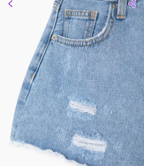 Шорты джинсовые 42