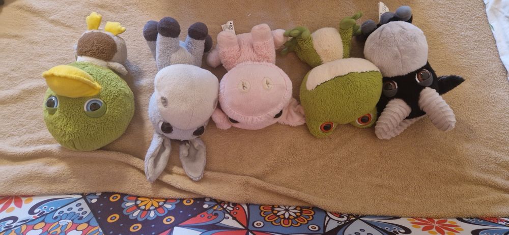 5 plusuri  animale Big head, colectie Petrom, stare excelenta