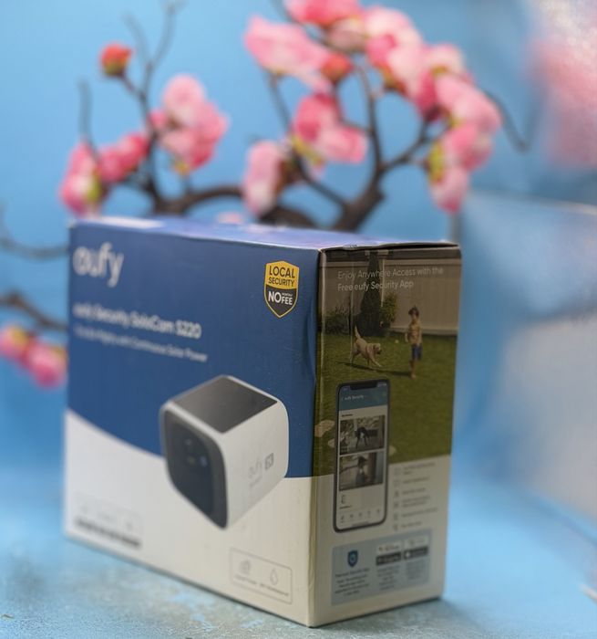 НОВО!!! Безжична соларна камера Eufy SoloCam S220, 2K, 8GB, AI, IP67