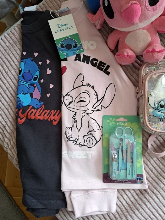 Плюшени играчки 2 блузи ( zara)несесер  Стич .Чанта(zara)