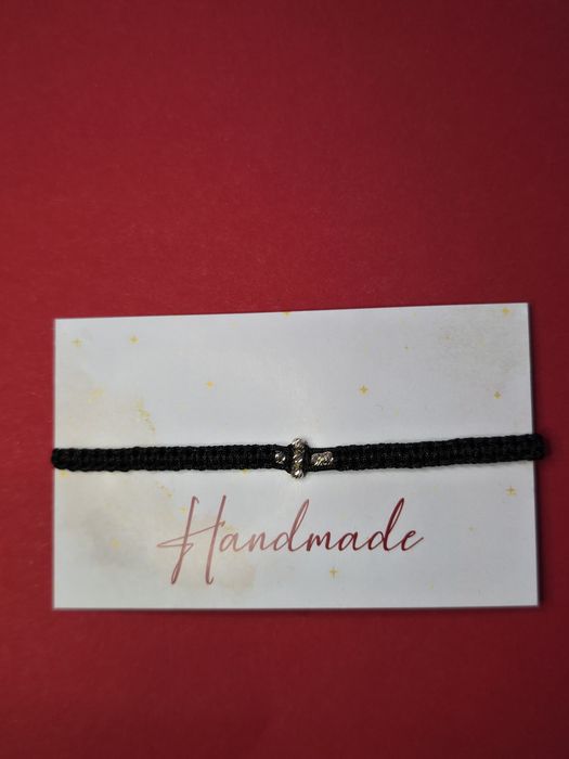 Bratara handmade cu bilute din aur de 14 k