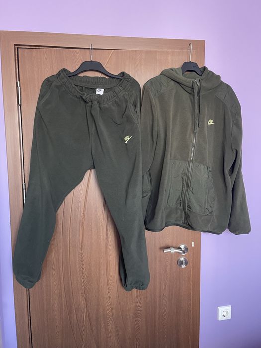 2бр ХЛ комплект анцуг Nike Polar Fleece Полар Jordan Adidas Puma Asics