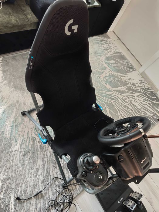 Pachet Simulator: Volan Logitech G920 + Schimbător + Scaun Playseat Challenge X (PC / Xbox)