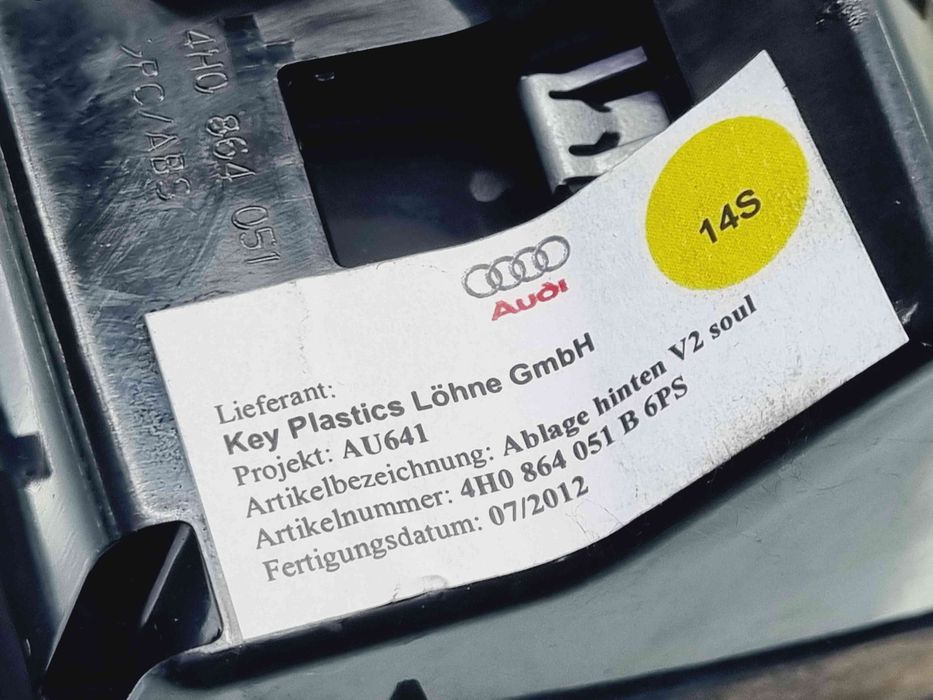 Scrumiera Audi A8 D4 (4H2, 4H8, 4HC, 4HL) [Fabr 2009-2018] 4H0864051