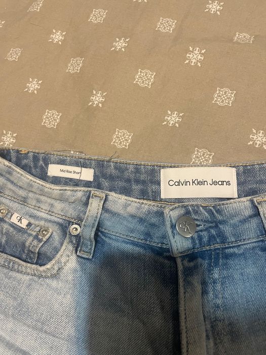 Къси дънкови панталонки Calvin Klein