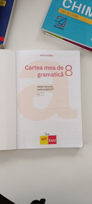 Carte de gramatica clasa VIII