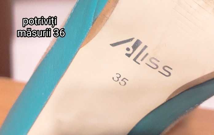 PANTOFI Piele intoarsa / piele - Aliss