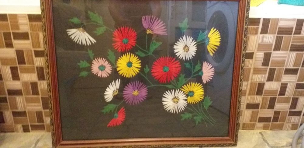 Tablouri cusute manual