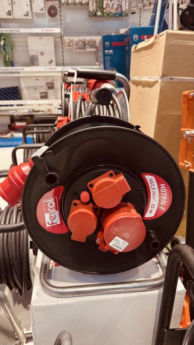 Удлинительный кабель на катушке H07RN-F5G1.5-25м