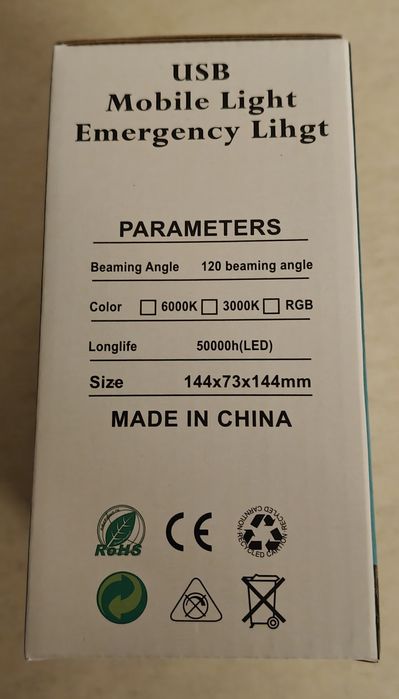 Proiector, lampa led cu acumulatori LiIon!