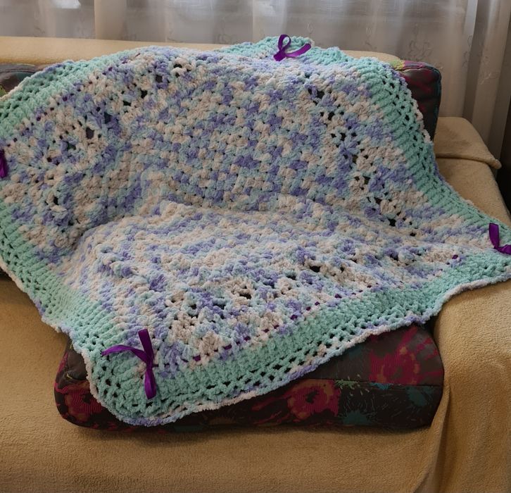 Păturici croșetate handmade