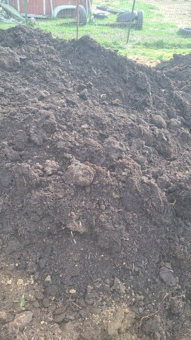 Gunoi putred de vaci și pământ