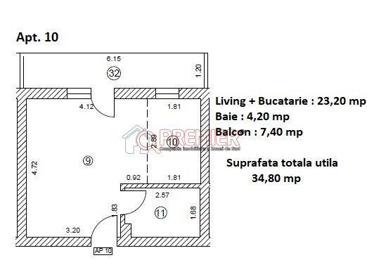 Bragadiru - Garsoniera cu loc parcare inclus la cheie - Video Real