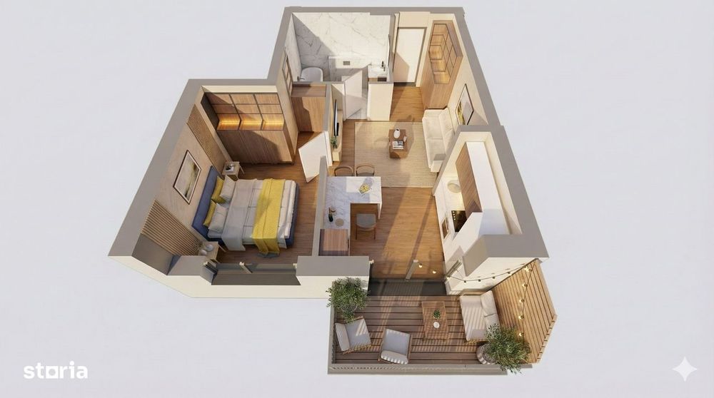 Apartament cu 2 camere– ARED R39