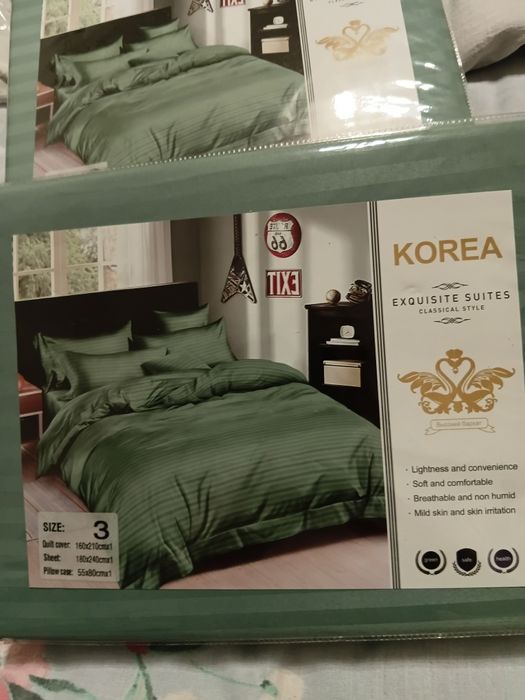 Продаю комплект постель, Корея.х/б.