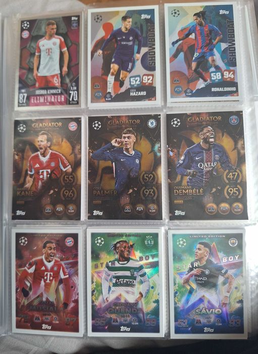 Topps match attax футболни карти