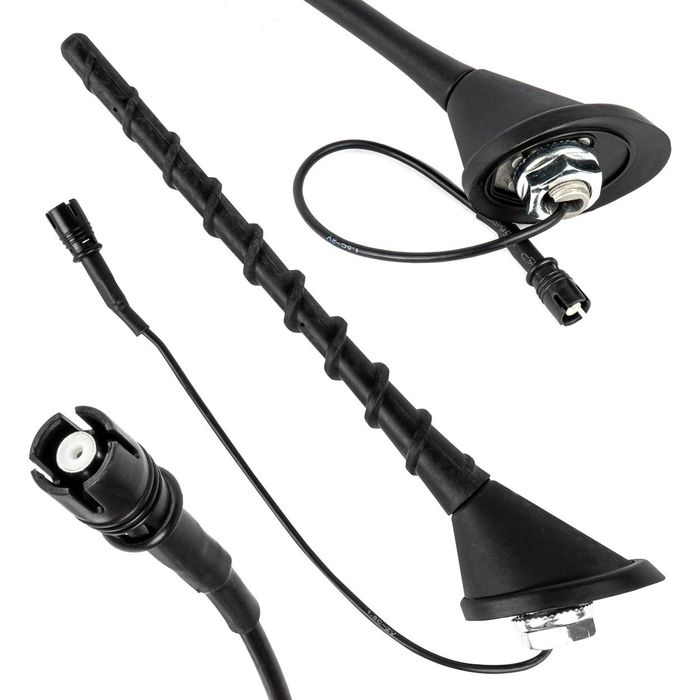 универсална автомобилна антена с усилвател 23см raku-2 за ...