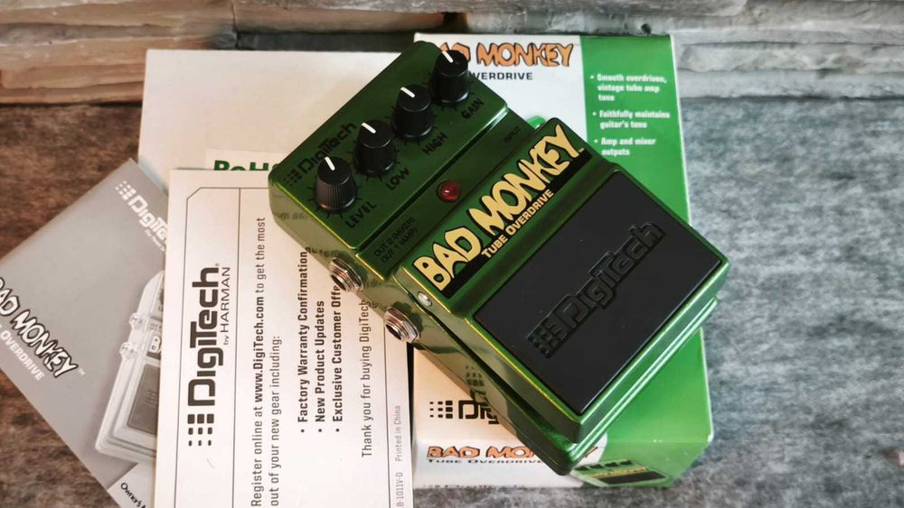Pedala chitara DigiTech Bad Monkey Tube Overdrive – Harman | Overdrive / Boost în cutie - GARANTIE 1 AN!