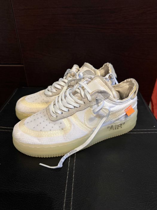 Nike Air Force 1 Low stil Off-White, mărimea 37.5, stare buna