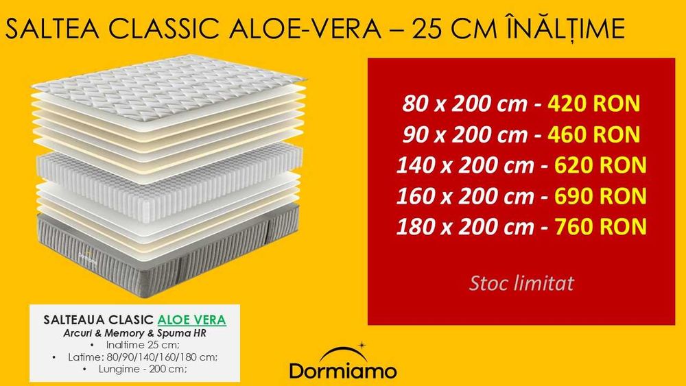 Lichidare de stoc saltele