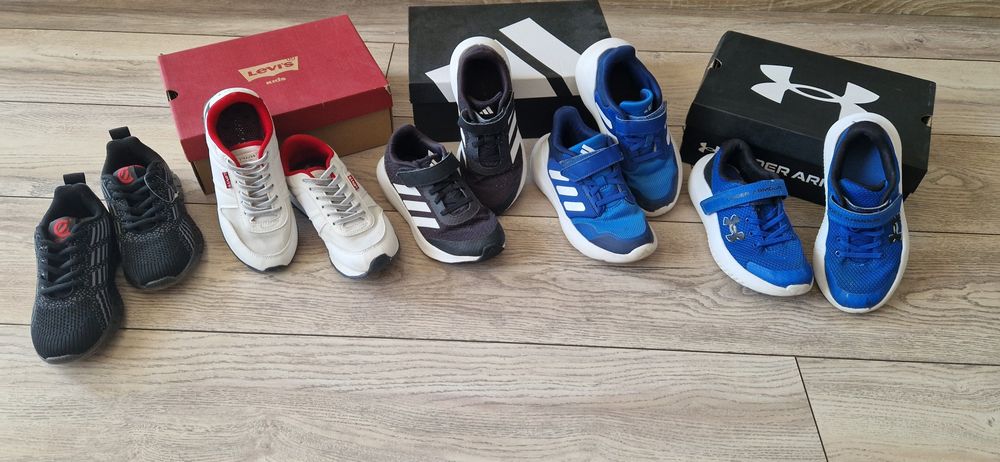 Маратонки за момче, Adidas, Under Armour, Levis, 32 номер