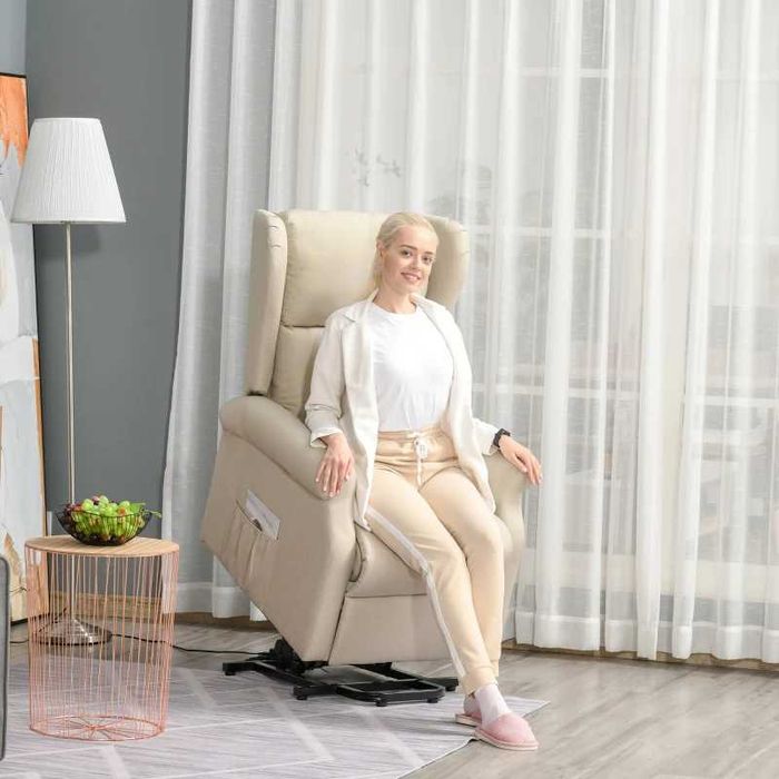 HOMCOM Електрически кресло с функция за накланяне