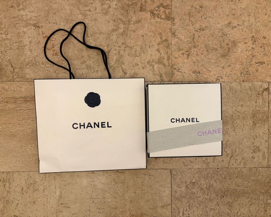Chanel подарочная коробка и пакет