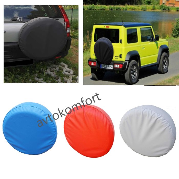 Изработка С Ваш Размер Калъф Покривало За Резервна Гума На Джип кожен