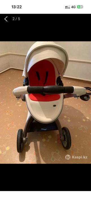Коляска HotMome белая
