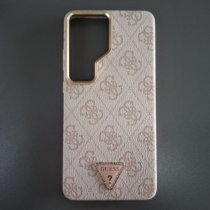 Силикон Guess за Samsung Galaxy S26 Ultra Гръб с кожен дизай