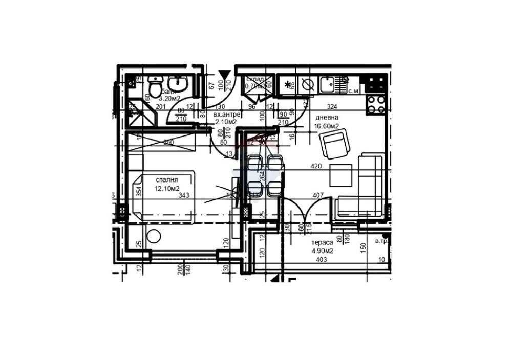 Продава се Двустаен апартамент в Пловдив, Западен - 54 кв.м за 1128 €/кв.м - Снимка #2