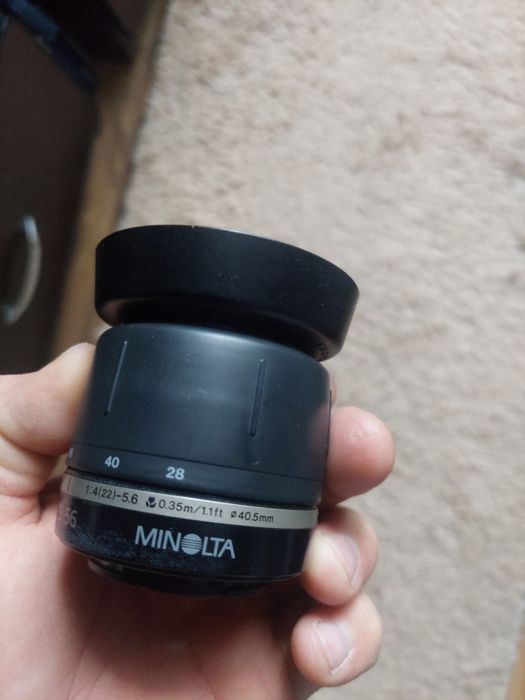 Obiectiv foto minolta vectis  af 28-56mm ,stare buna