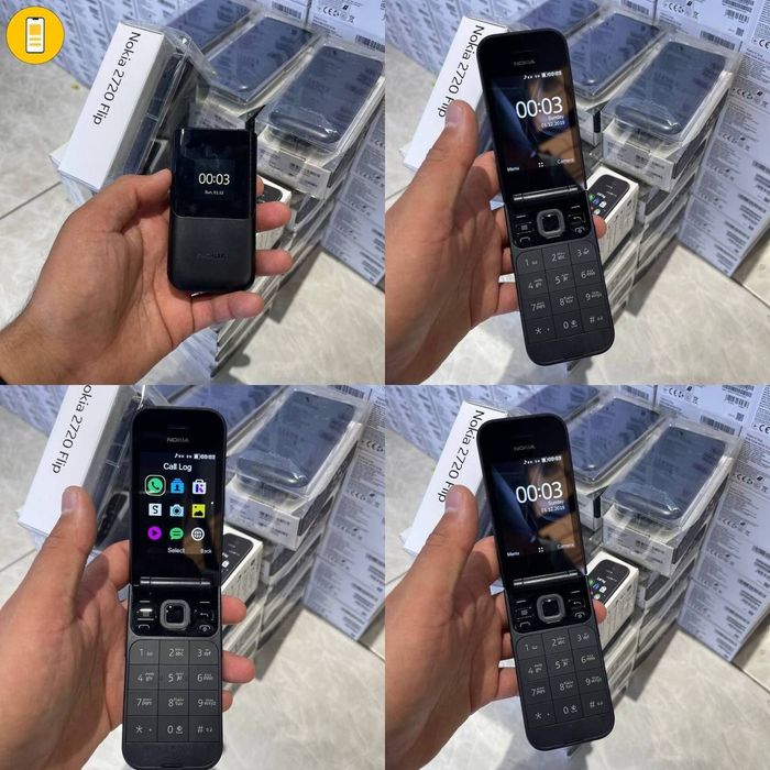 Nokia 2720 Flip va boshqa nokia knopkali modellar ham bor (6700)